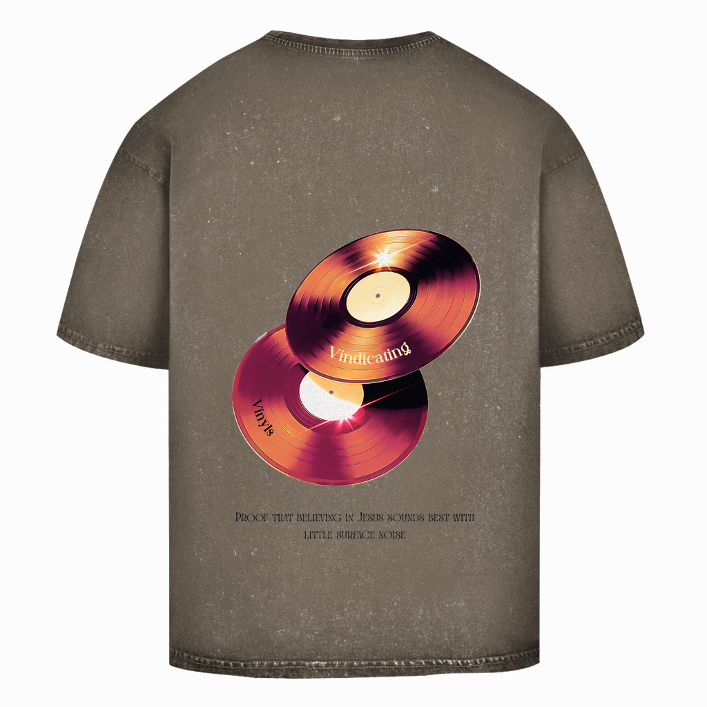 Oversize Washed T-Shirt Vindicating Vinyls