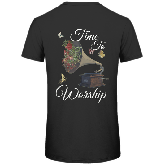 Herren Premium Bio T-Shirt Time To worship