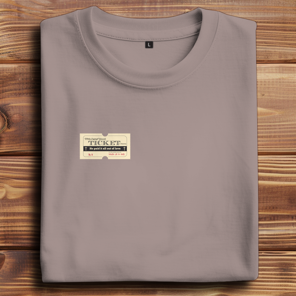 Oversize T-Shirt Jesus' Blood Ticket