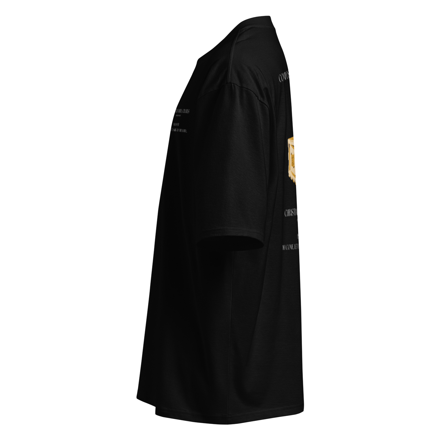 ChristianCrates - Backprint Oversized heavyweight t-shirt